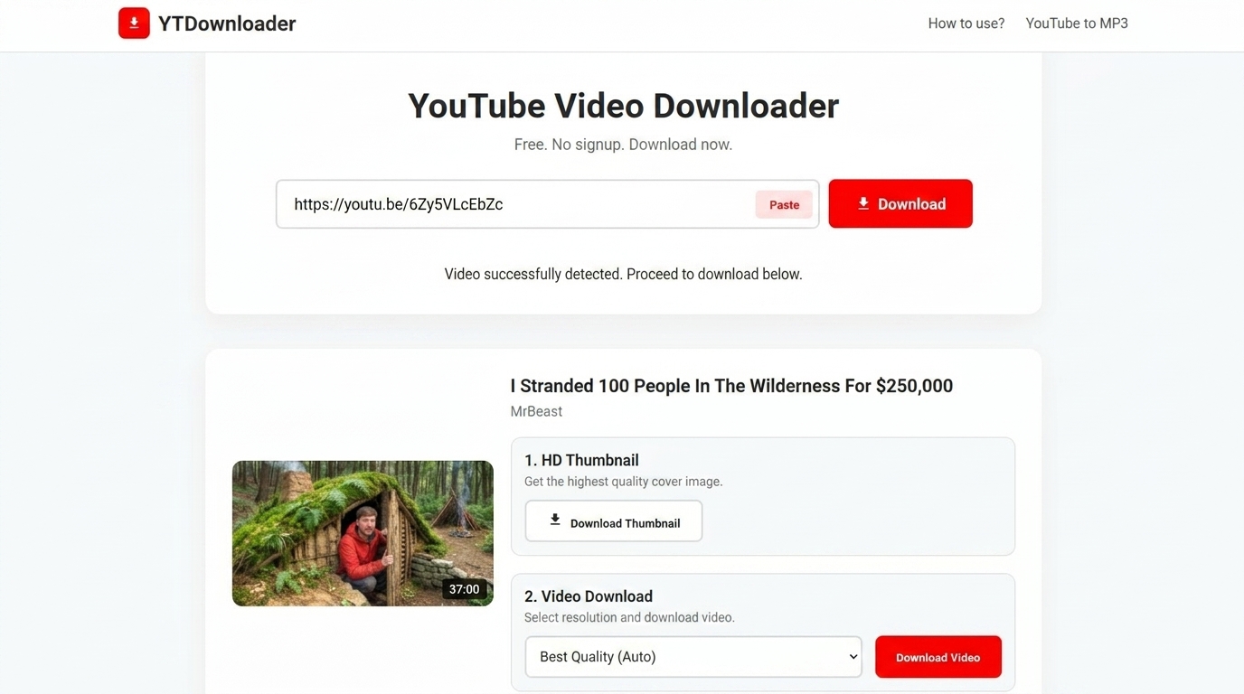 YTDownloader – YouTube Video Downloader — image 1